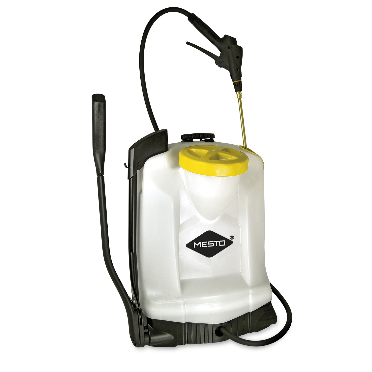 Mesto R&uuml;ckenspritze 12 L, Pumpspr&uuml;her 6 bar, Kunststoffbeh&auml;lter, Messingd&uuml;se 