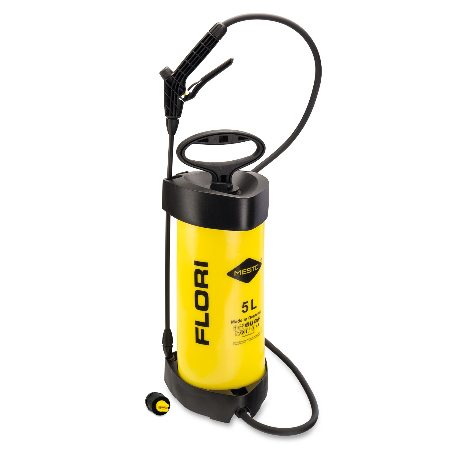 Mesto Drucksprühgerät Flori Allround, Drucksprüher Inhalt 5 Liter, Gartenspritze