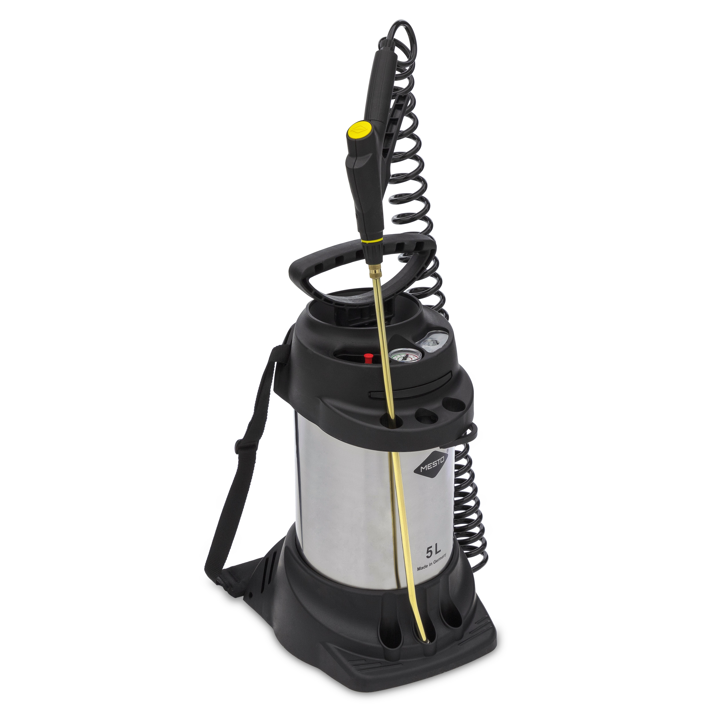 MESTO 3595 Hochdruckspr&uuml;hger&auml;t 6 bar Manometer Sicherheitsventil 360&deg; drehbar 