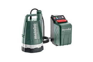 Metabo Akku-Tauch- und Regenfasspumpe TPF 18 LTX 2200 18 V, Max. Förderhöhe 22 m 