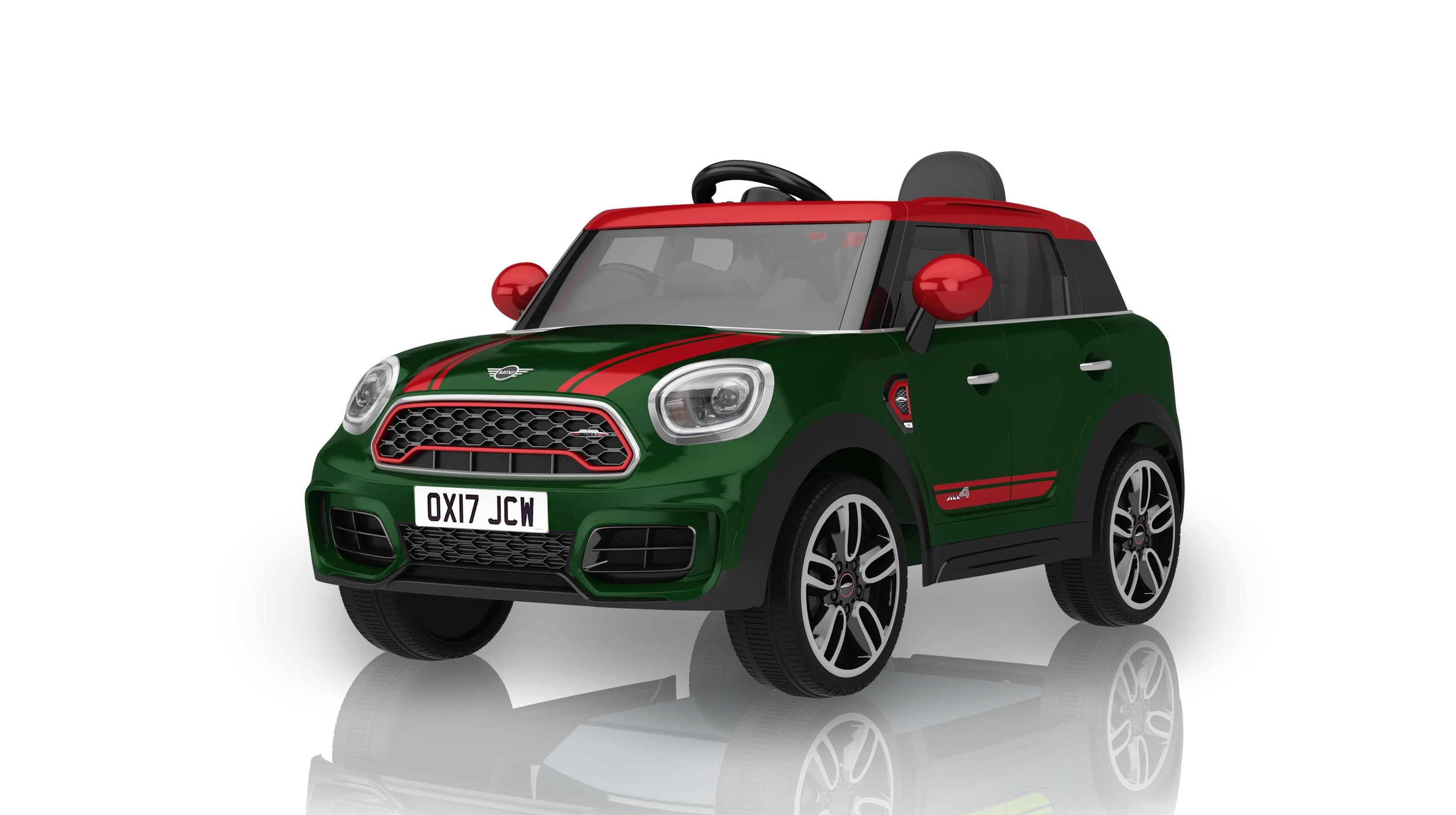 ROLLPLAY MINI COUNTRYMAN 12V Premium Kinderfahrzeug 3-6 Jahre mit Fernbedienung 