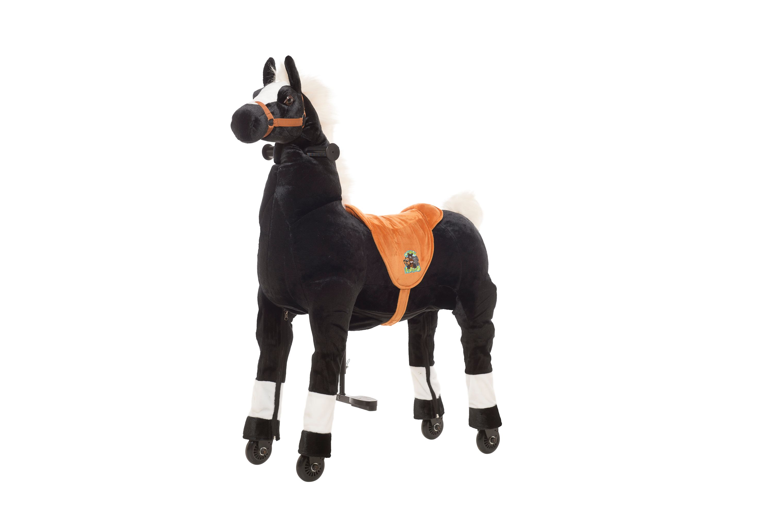 Reitpferd Maharadscha X-Large, Reittier ab 8 Jahre, Sattelh&ouml;he 80 cm, schwarz 