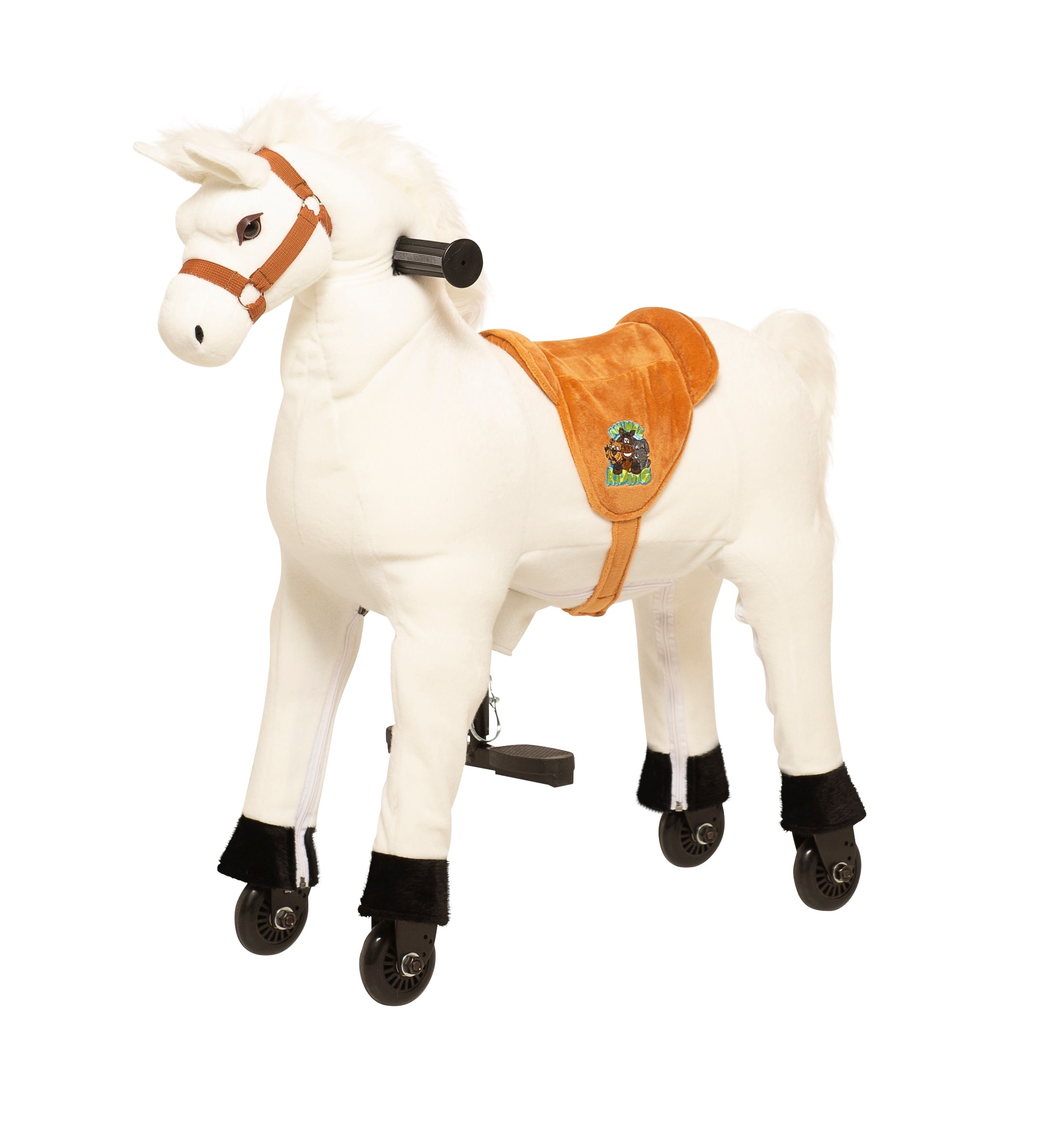 Animal Riding Reitpferd Snowy small (Kinder 3 Jahre, Sattelh&ouml;he 56 cm, Rollen) 