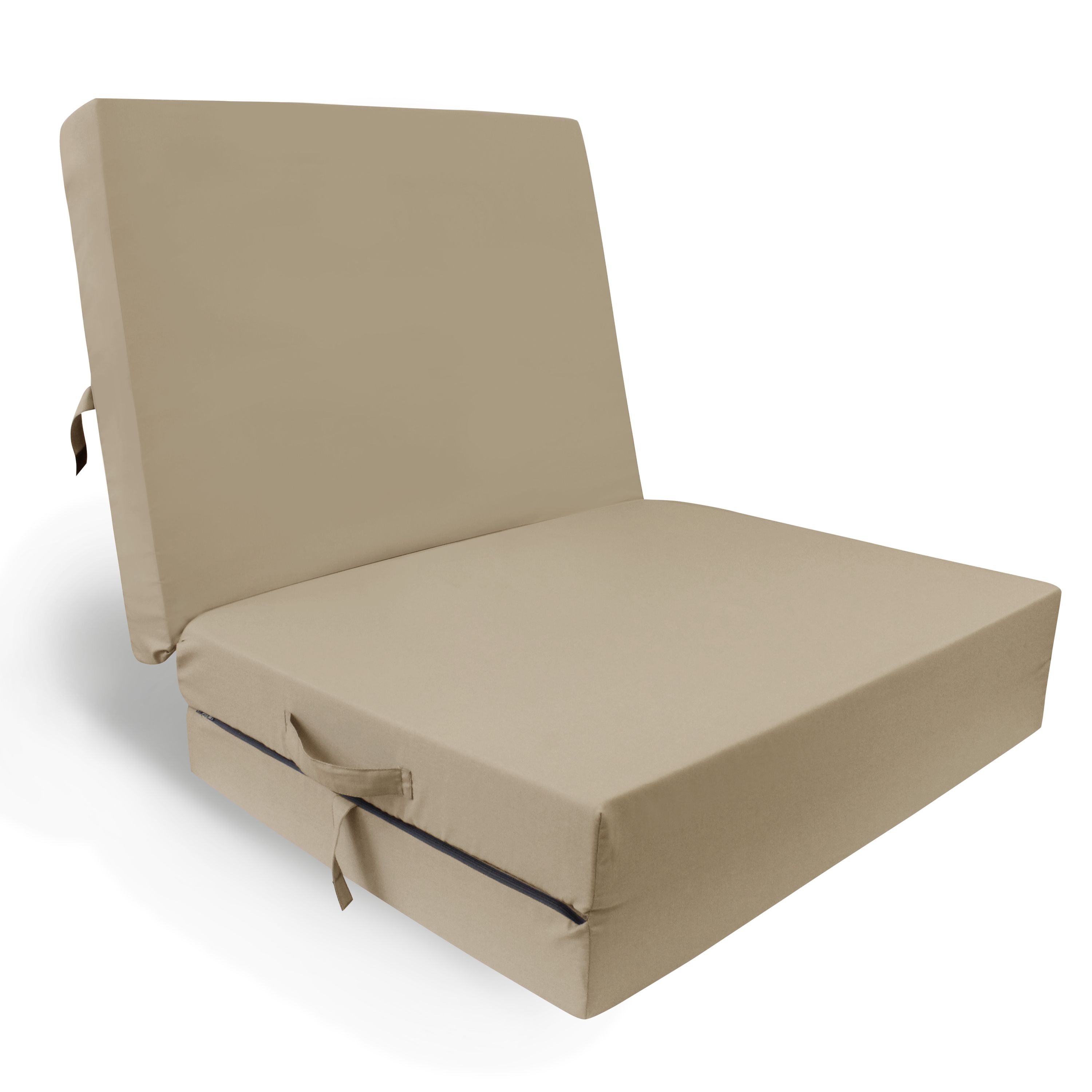 HERLAG Klappmatratze Junior (Klapp-Matratze, Farbe beige, Ma&szlig;e 190x60x7 cm) 