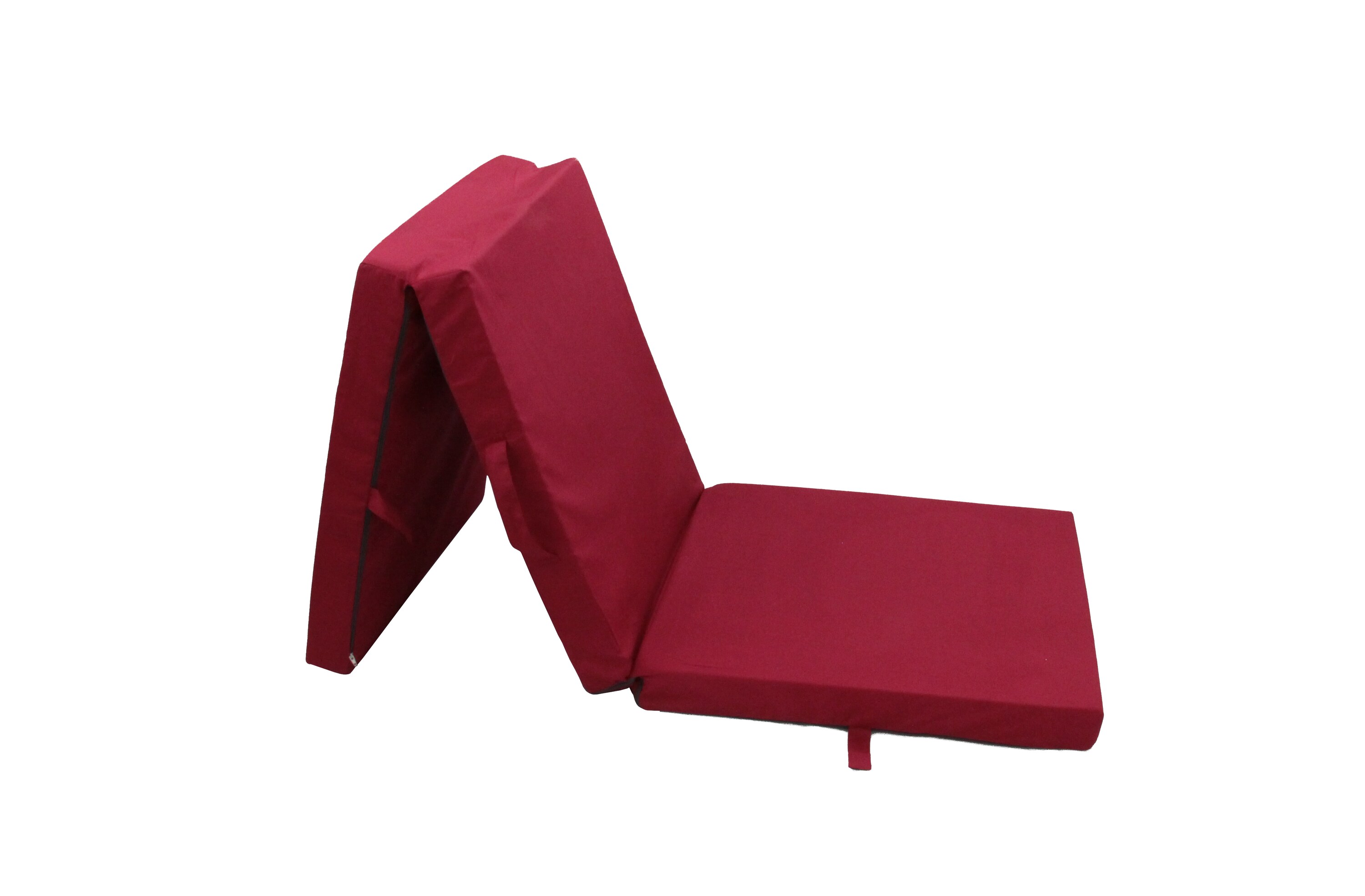 Herlag Klappmatratze Junior Farbe rot, 190x60 cm, G&auml;stematratze, Faltmatratze 