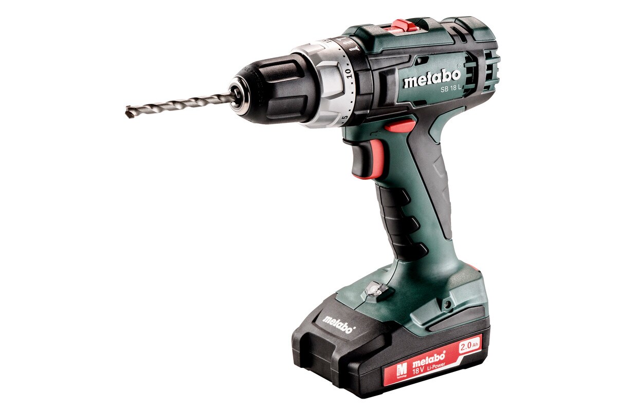 Metabo Akku Schlagbohrmaschine 2x 2,0 Ah 18 V Akku inkl. Ladeger&auml;t 