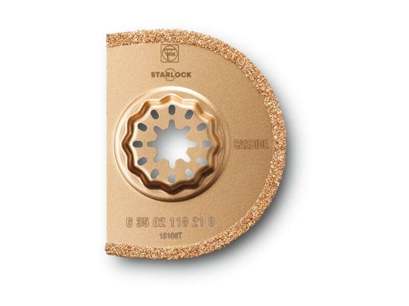 Fein Hartmetall-S&auml;geblatt segmentiert75mm, Schnittbreite ca. 2,2mm, StarLock 