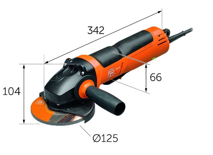 FEIN Compact-Winkelschleifer &uuml;&middot; 125 mm / Winkelschleifer Typ CG 15-125 BLP 