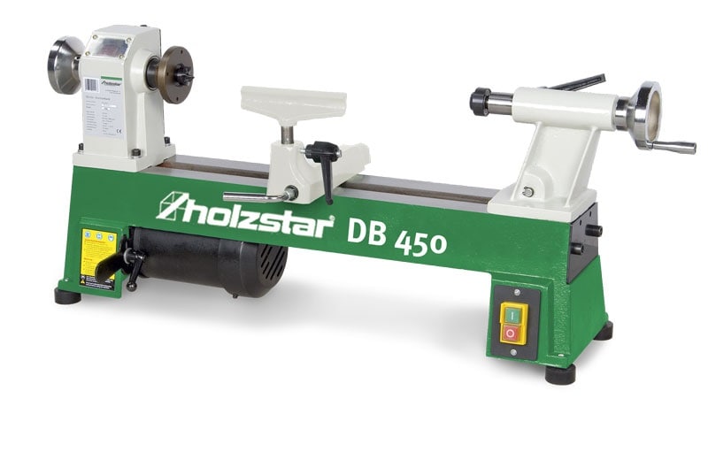 Holzstar Drehmaschine DB450 Drechselbank, Drehbank 450 mm, Dreh-254 mm 