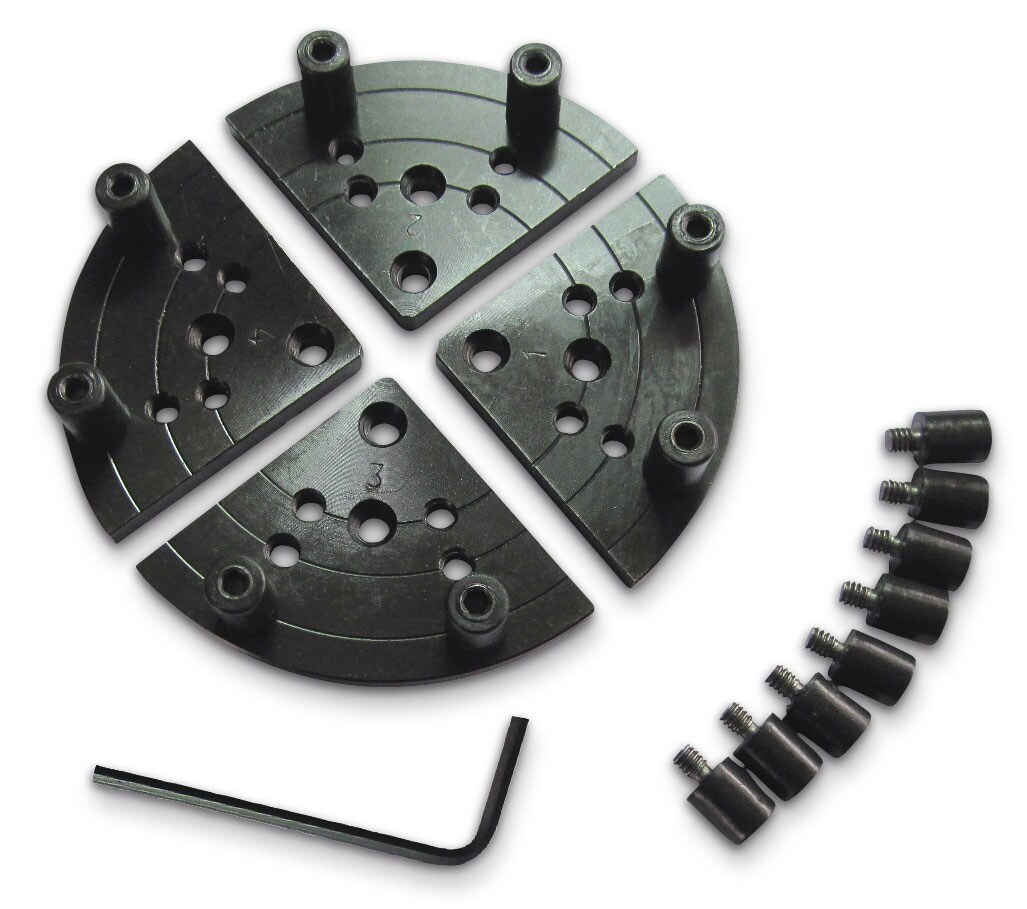 Holzstar Planscheibe für Vier-Backenfutter Profi Set für Drechselbünke geeignet