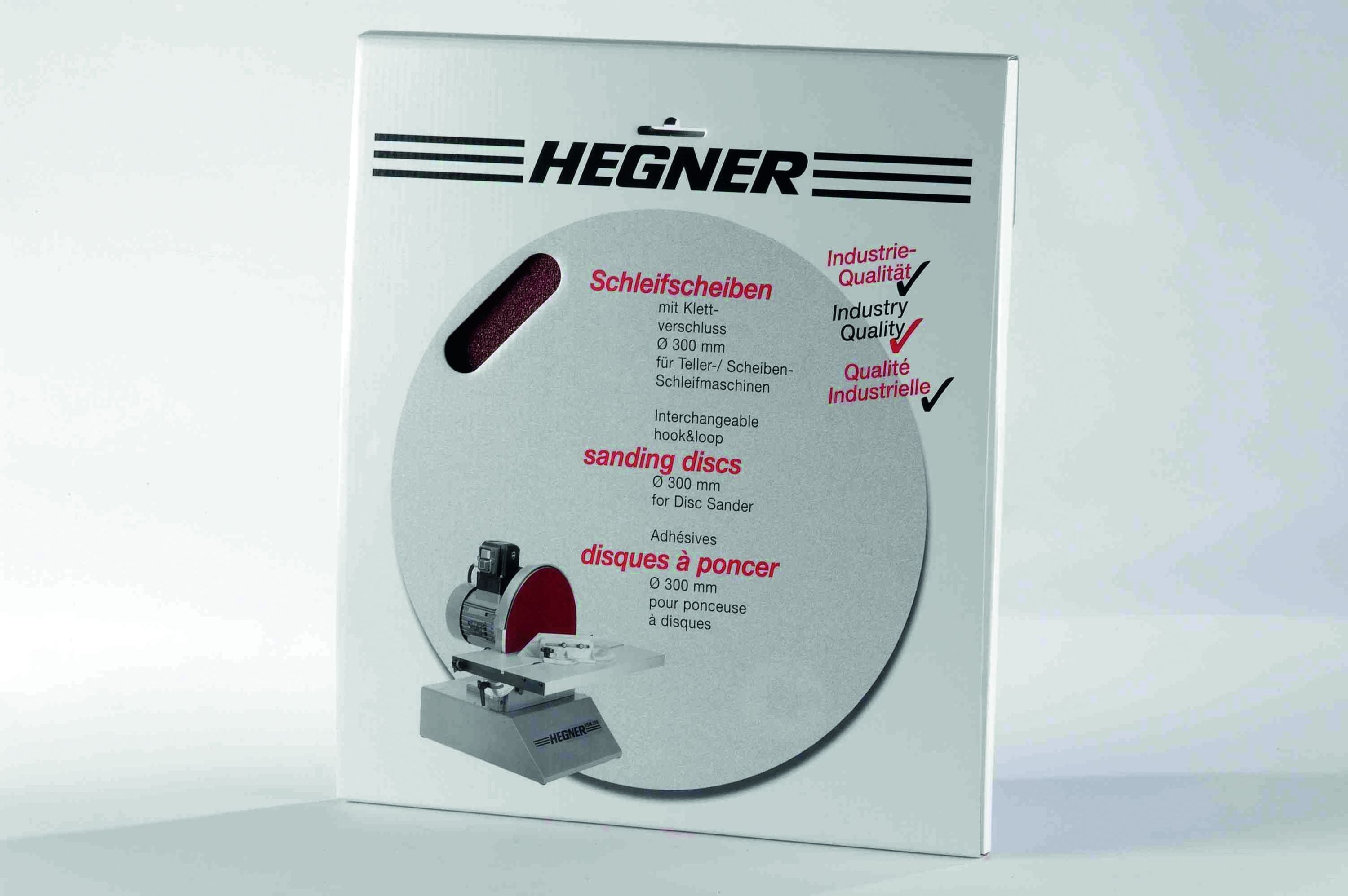 Hegner 6410004 Schleifscheiben Metall Korn 120 f. HSM 300/WSM 300/HSM 300S 3 Stk 