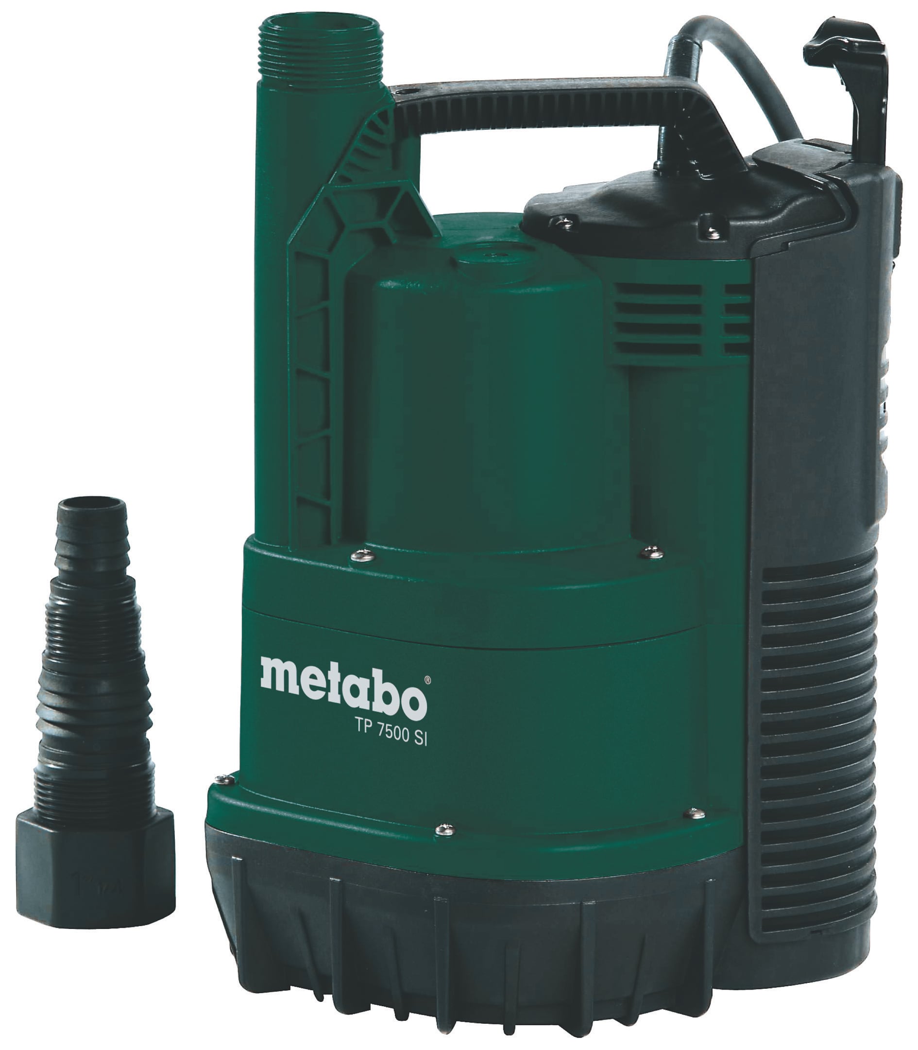 Metabo Klarwasser-Tauchpumpe TP 7500 SI F&auml;rdermenge 7500 l/h F&auml;rderh&auml;he 6.5 m 