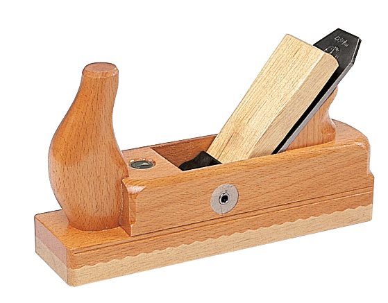 Ulmia Holzhobel/Doppelhobel Hobel mit Wei&szlig;buchensohle/Doppeleisen, zum Gl&auml;tten 