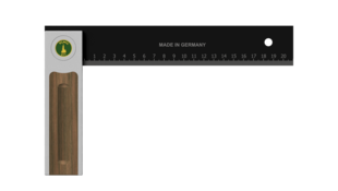 Ulmia Pr?zisions Winkel 250mm Alu-Line Pr?zisionsjustierschraube Schreinerwinkel 