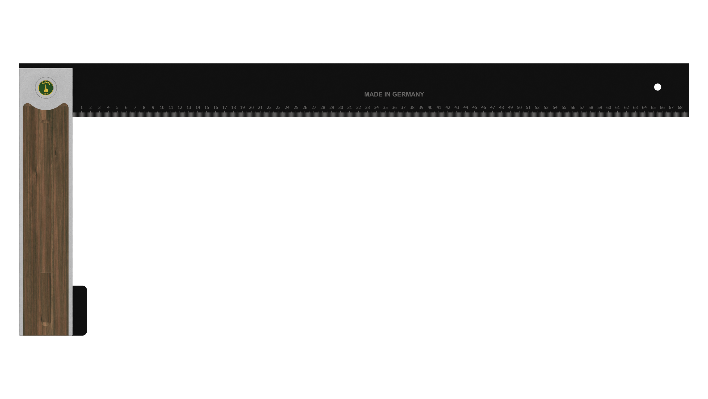 ULMIA Alu-Line Pr&auml;zisions-Winkel Winkel Schienenl&auml;nge 75cm Schreinerwinkel 