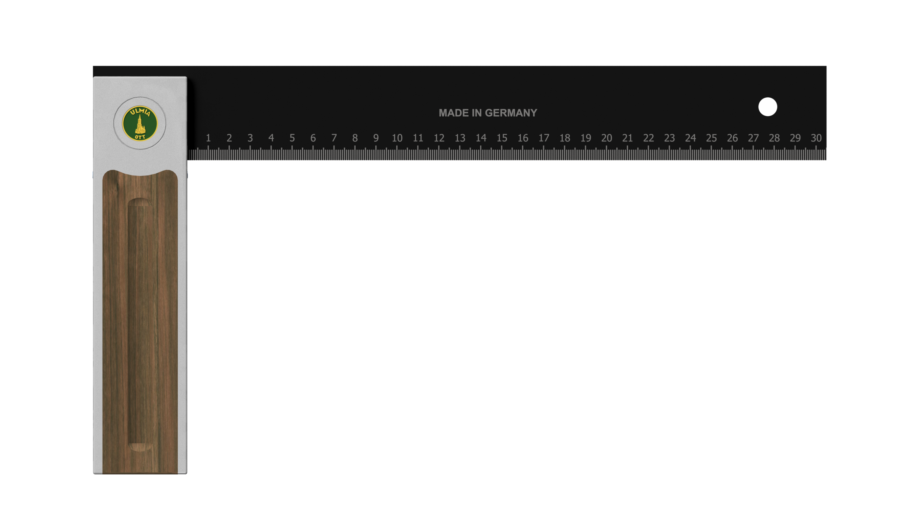 Ulmia Pr&auml;zisions Winkel 350mm Alu-Line Pr&auml;zisionsjustierschraube Schreinerwinkel 