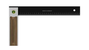 Ulmia Präzisions Winkel 350mm Alu-Line Präzisionsjustierschraube Schreinerwinkel 