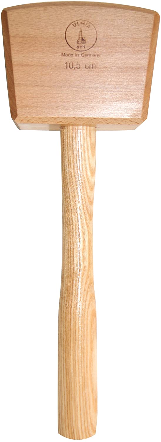 Ulmia 300-1 Holzhammer Schreinerkl&uuml;pfel 300-1 Rotbuchenholz Schlagkopf verkeilt 