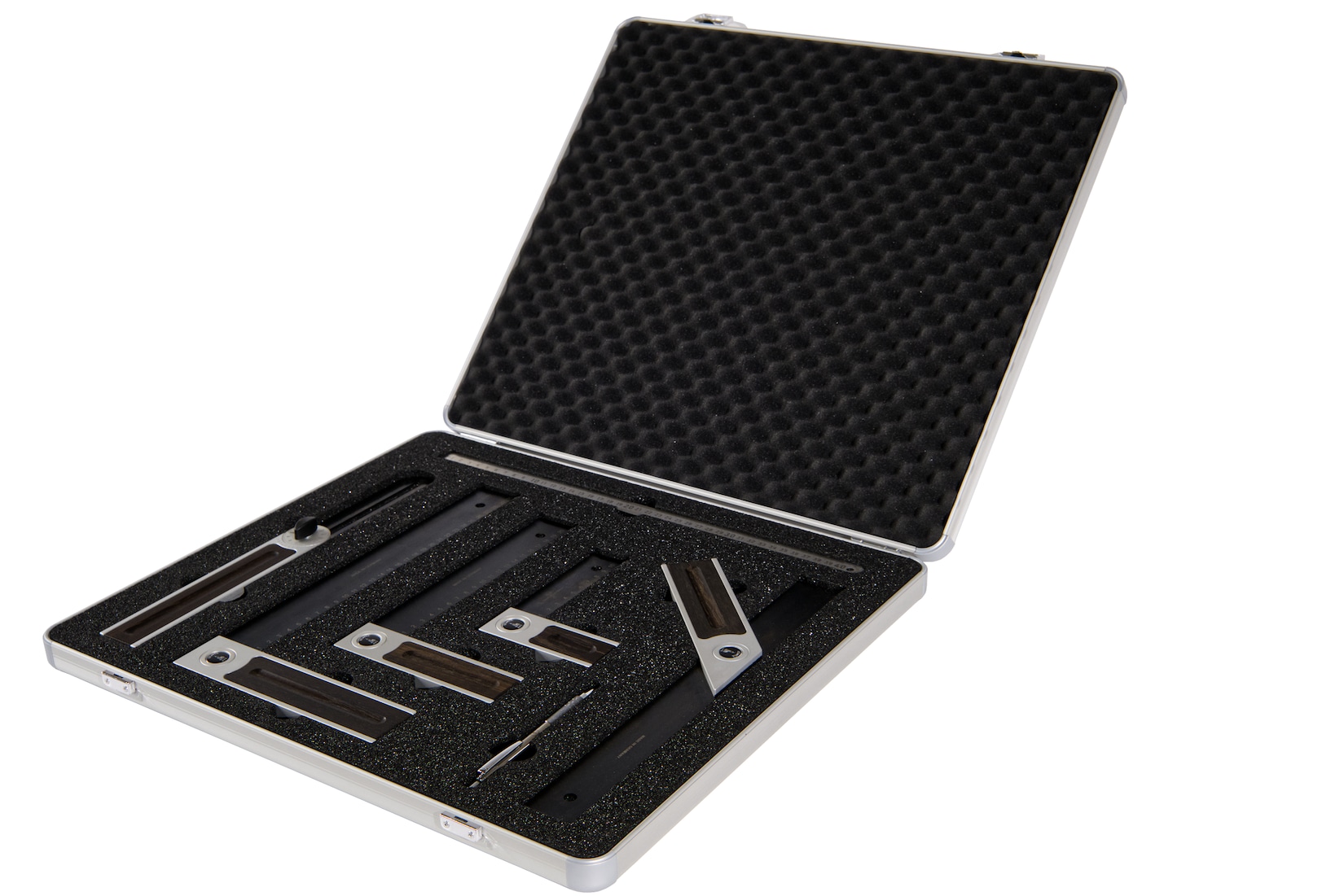Ulmia Präzisions-Winkel-Set Black Edition inkl. Koffer, Präzisionswinkel