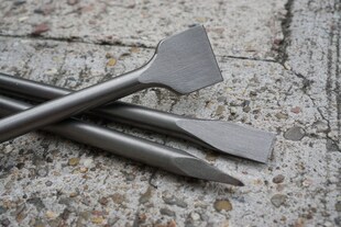 Projahn Meißel Satz SDS-max ECO, 3-teilig, Spitzmeißel, Flachmeißel, Spatmeißel 