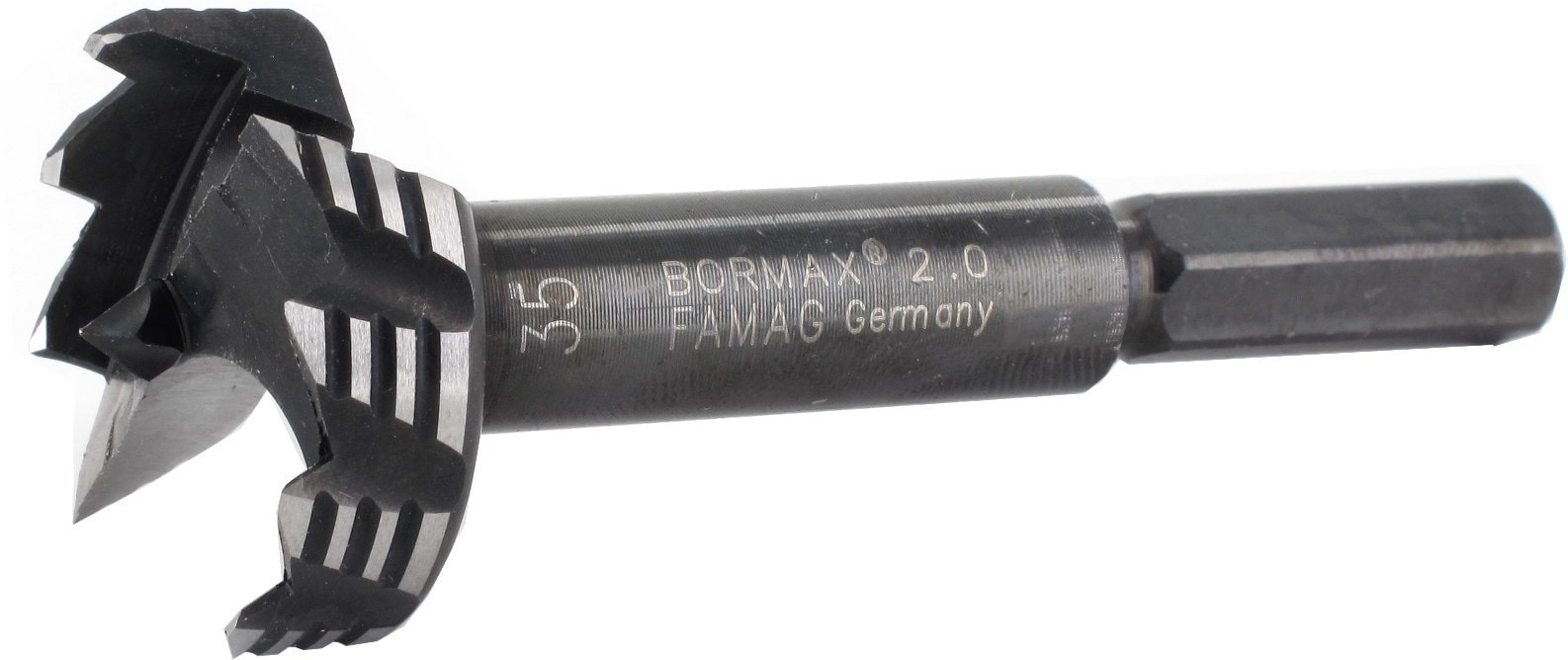 Famag WS Bormax 2.0 Forstnerbohrer &uuml;?&Atilde;&yen;&uuml; 25 mm Bohrer mit Zentrierspitze L&uuml;nge 90 mm 