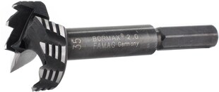 Famag WS Bormax 2.0 Forstnerbohrer ü?Ã¥ü 25 mm Bohrer mit Zentrierspitze Lünge 90 mm 