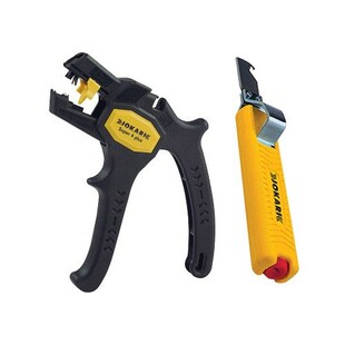 Jokari Abisolierzange No. 4 - Plus + Jokari Kabelmesser No28 H Standard Set 2-lg 