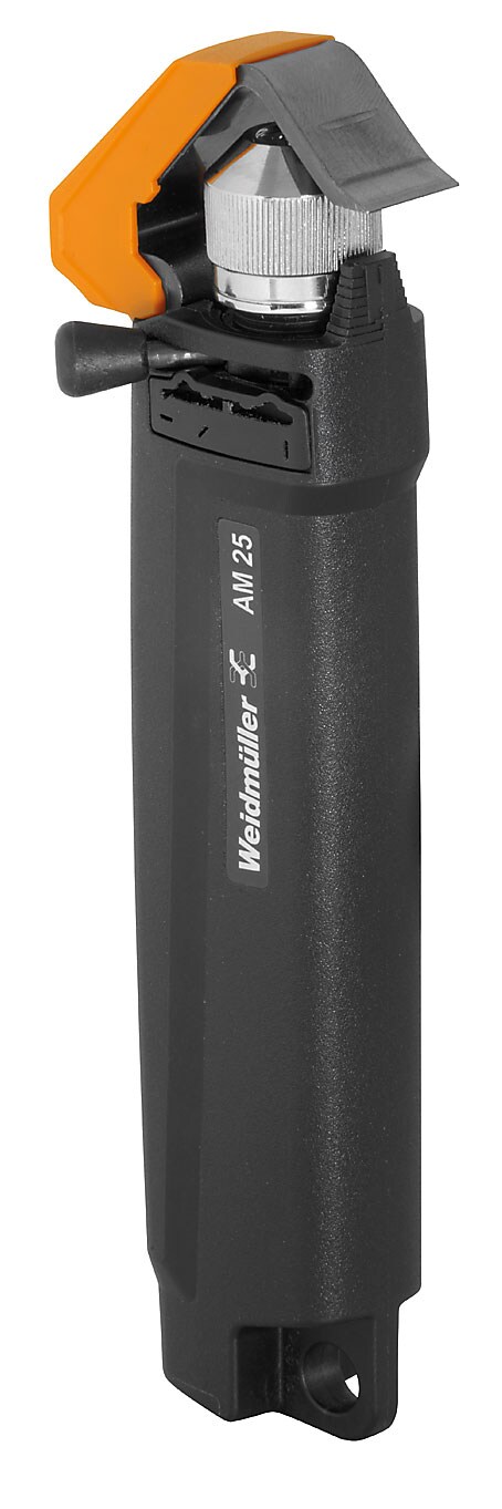 Weidm&uuml;ller Abmantelwerkzeug f&uuml;r PVC-Rundkabel6-25mm L&auml;nge 135mm Abmantelmesser 
