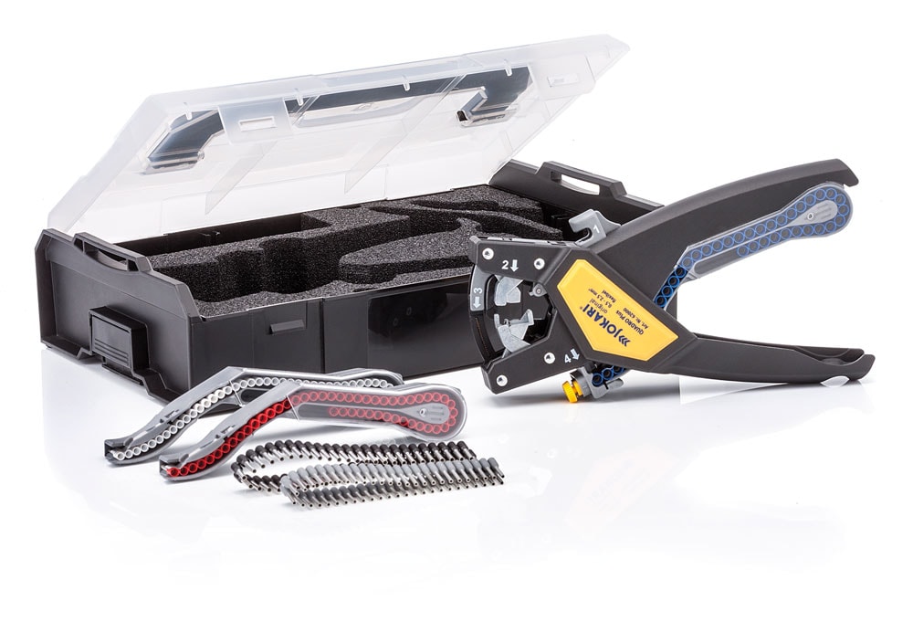 Jokari Kabelverarbeitungs-Set Abisolier-/Crimpzange, Querschnitt 0,5-2,5 mm? 