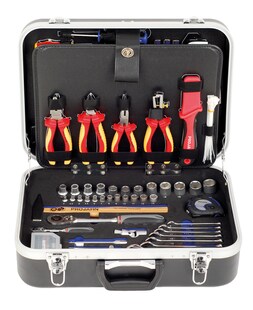 Projahn proficraft Werkzeugkoffer 128 teilig, Nuss Satz, Ratschen, Schrauberbits 