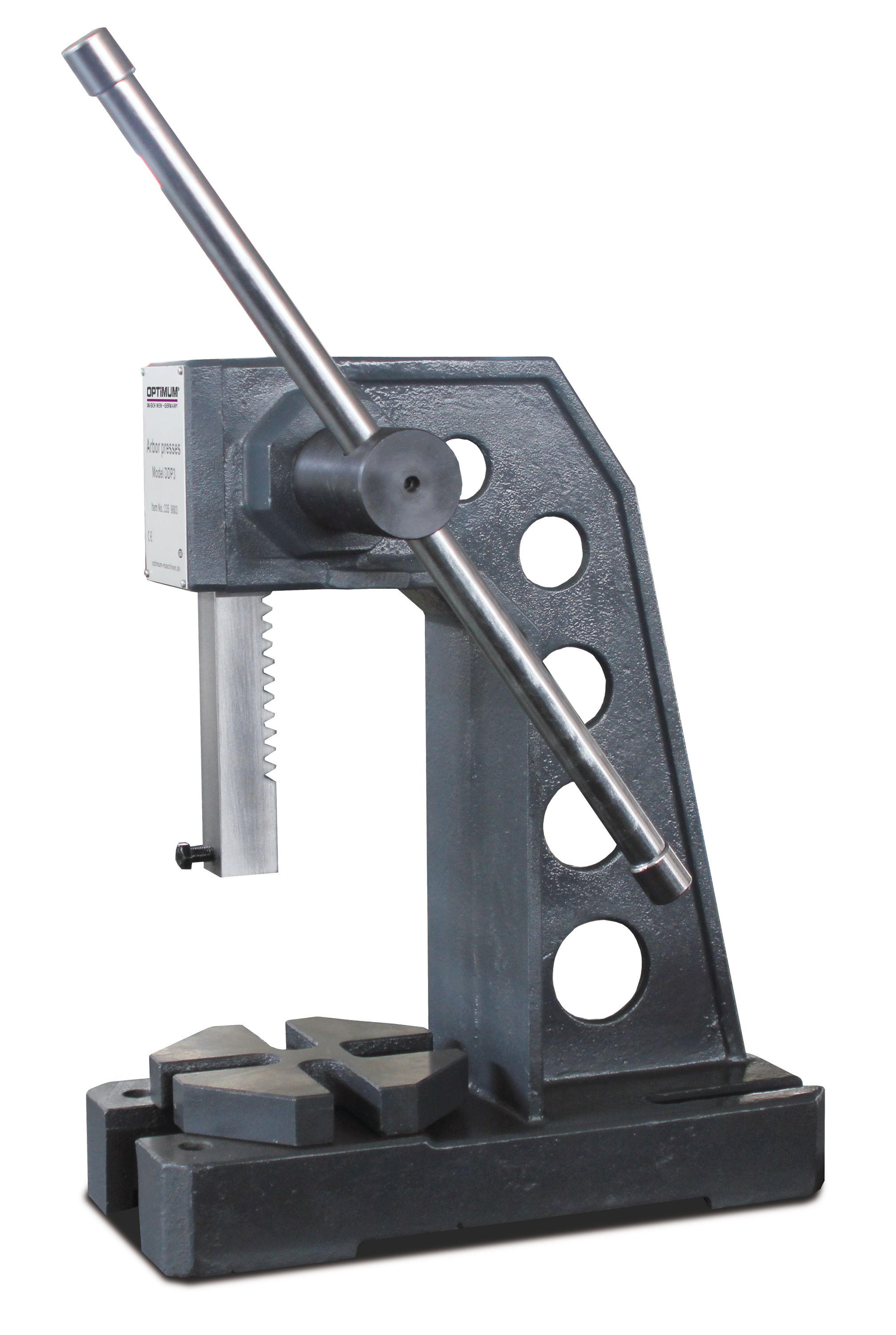 Optimum Pr&auml;zisions-Drehdornpresse DDP 10 Hebell&auml;nge 340 mm robuste Bauart 