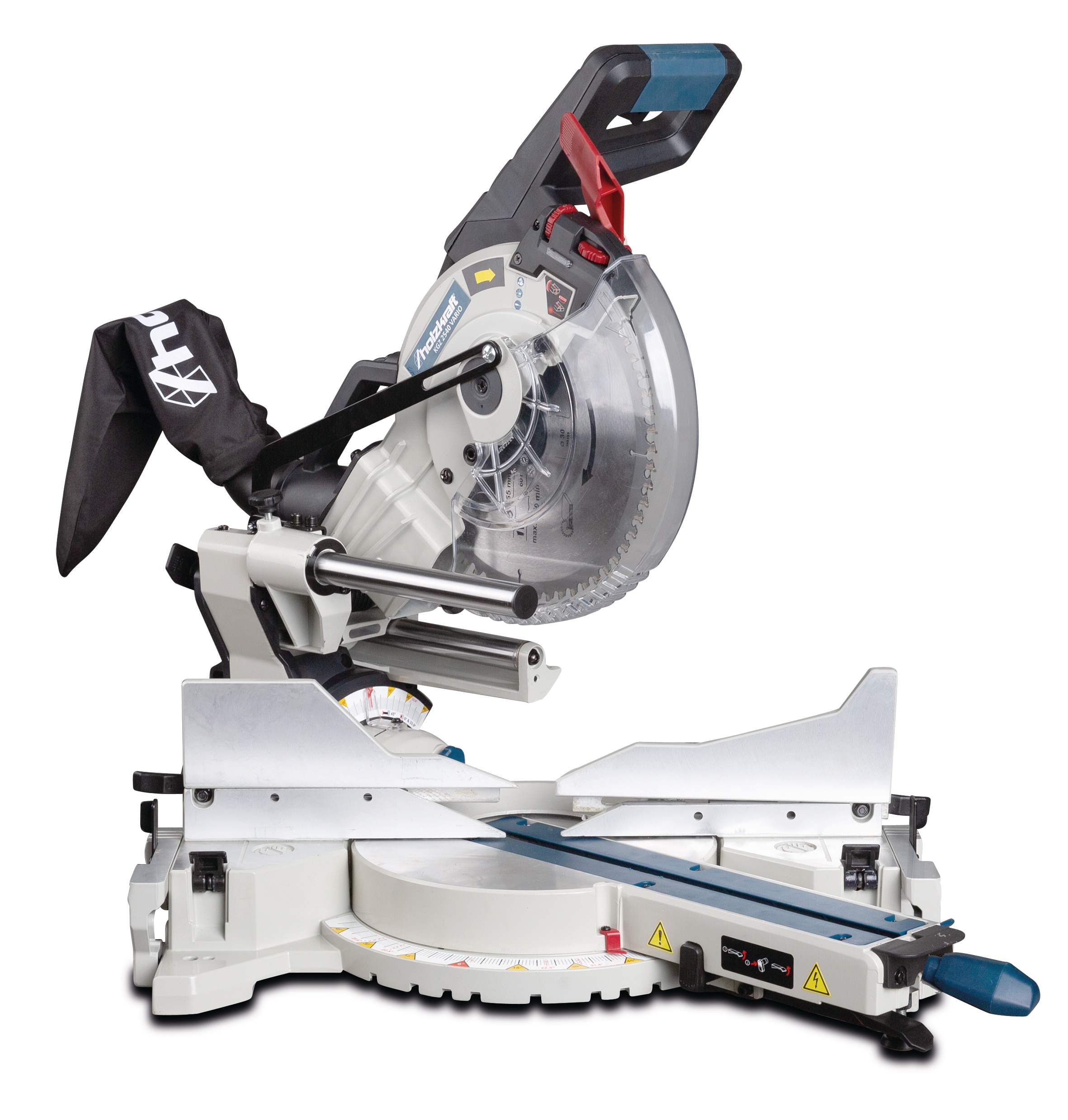 Holzkraft Kapp-/Gehrungss&auml;ge KGZ 2540 Vario mit Zugfunktion S&auml;geblatt 254 mm 