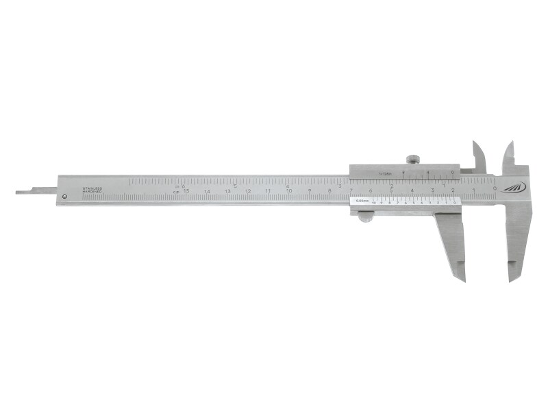 Taschenmessschieber für Linkshänder (Messbereich 0°150 mm)
