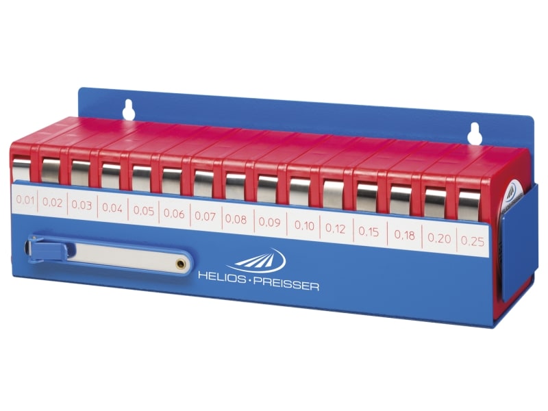 Helios Preisser F&uuml;hlerlehrenset im Halter (nachf&uuml;l., 330x100x110mm, 0,01&deg;0,25) 