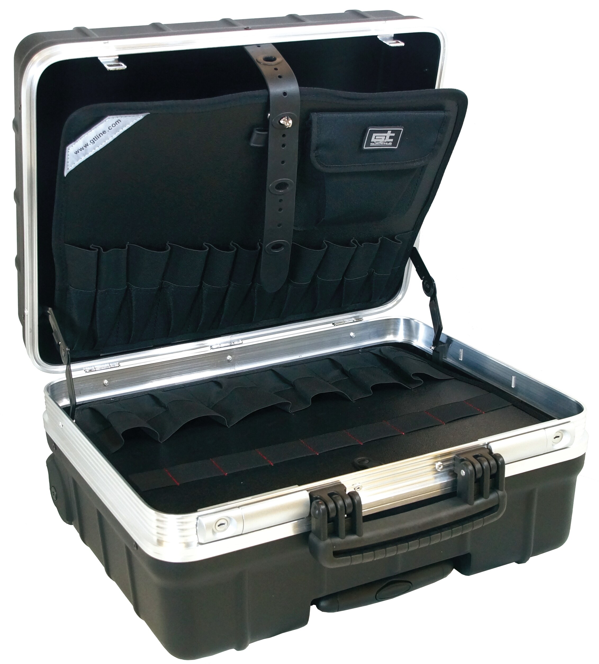 GT Werkzeugkoffer Atomik WH PTS ohne Inhalt Koffer mit Rollen + Teleskopgriff 