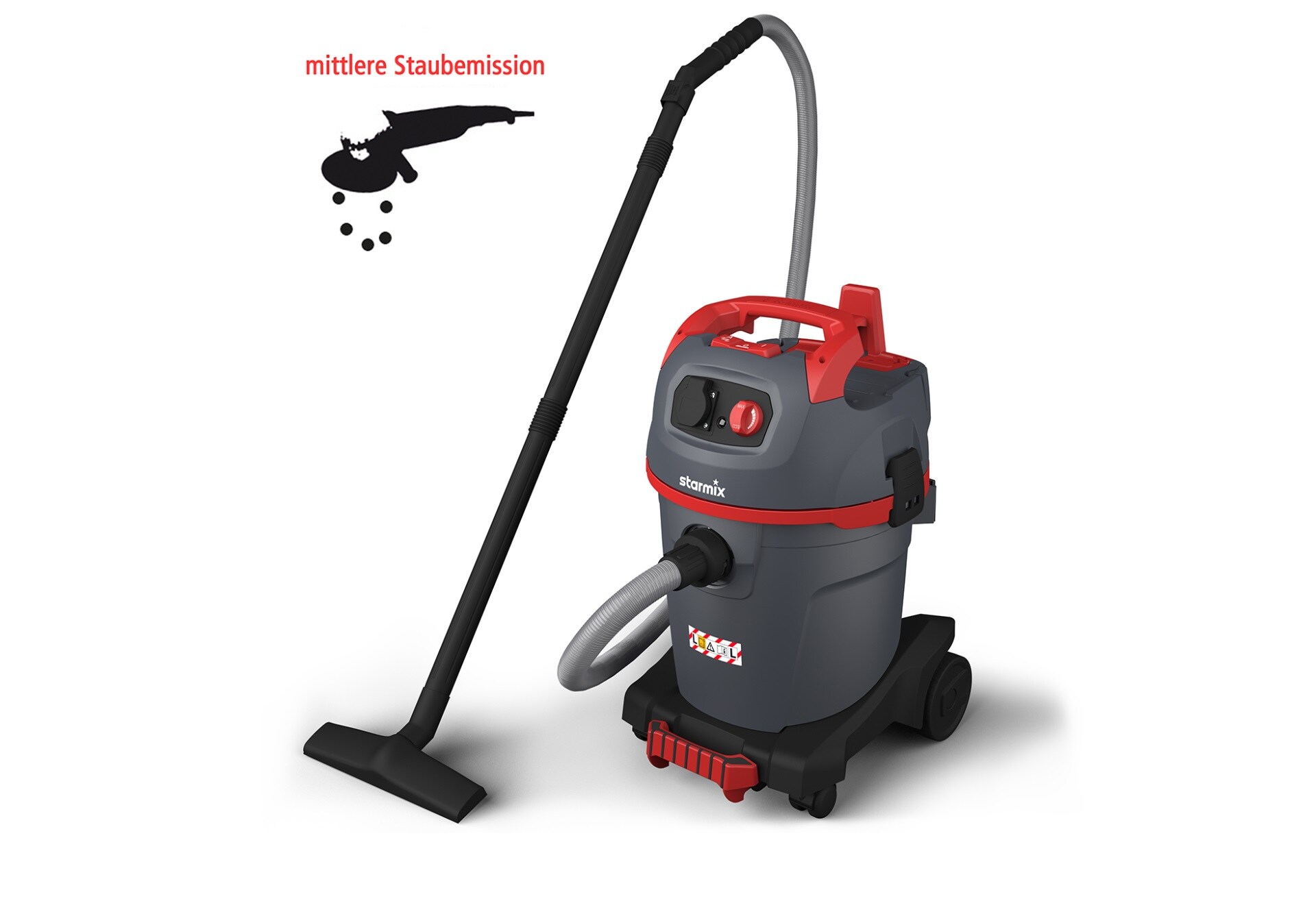 Starmix Elektrowerkzeug-Sauger uClean ARDL-1432 EHP, zuverl&auml;ssiger Sauger 