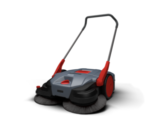 Starmix Kehrmaschine Handkehrmaschine Durosweep 77 Pro, 77cm, 70 L - 103136 