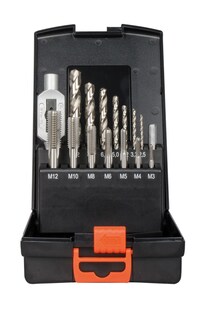 Projahn Kombination Gewindesätze (15-tlg. Einschnitt-Gewindebohrer) 99989 