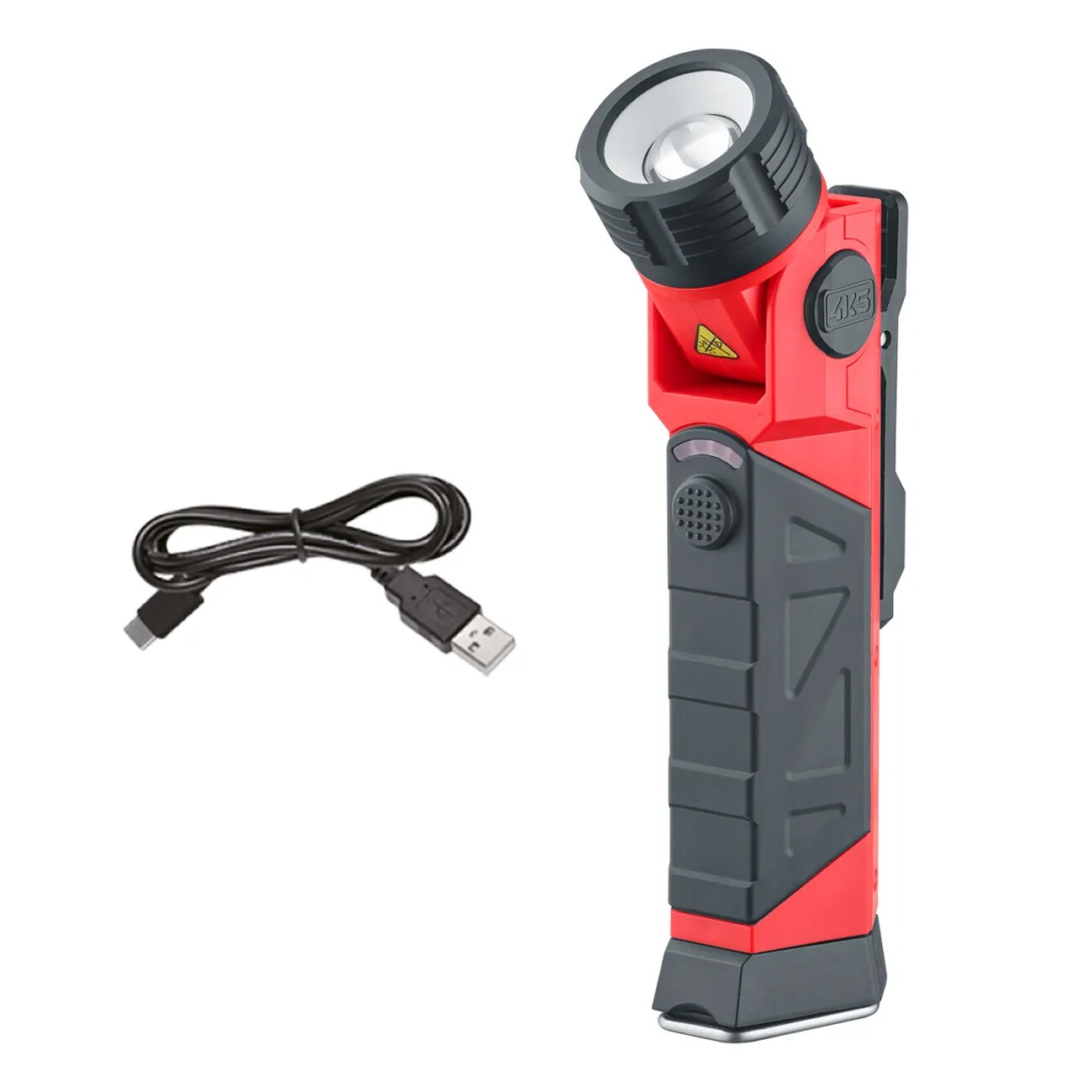 4K5 Tools Handlampe RA 800 (LED-Lampe, Leuchtkraft 800 Lumen, schwenkbar) 