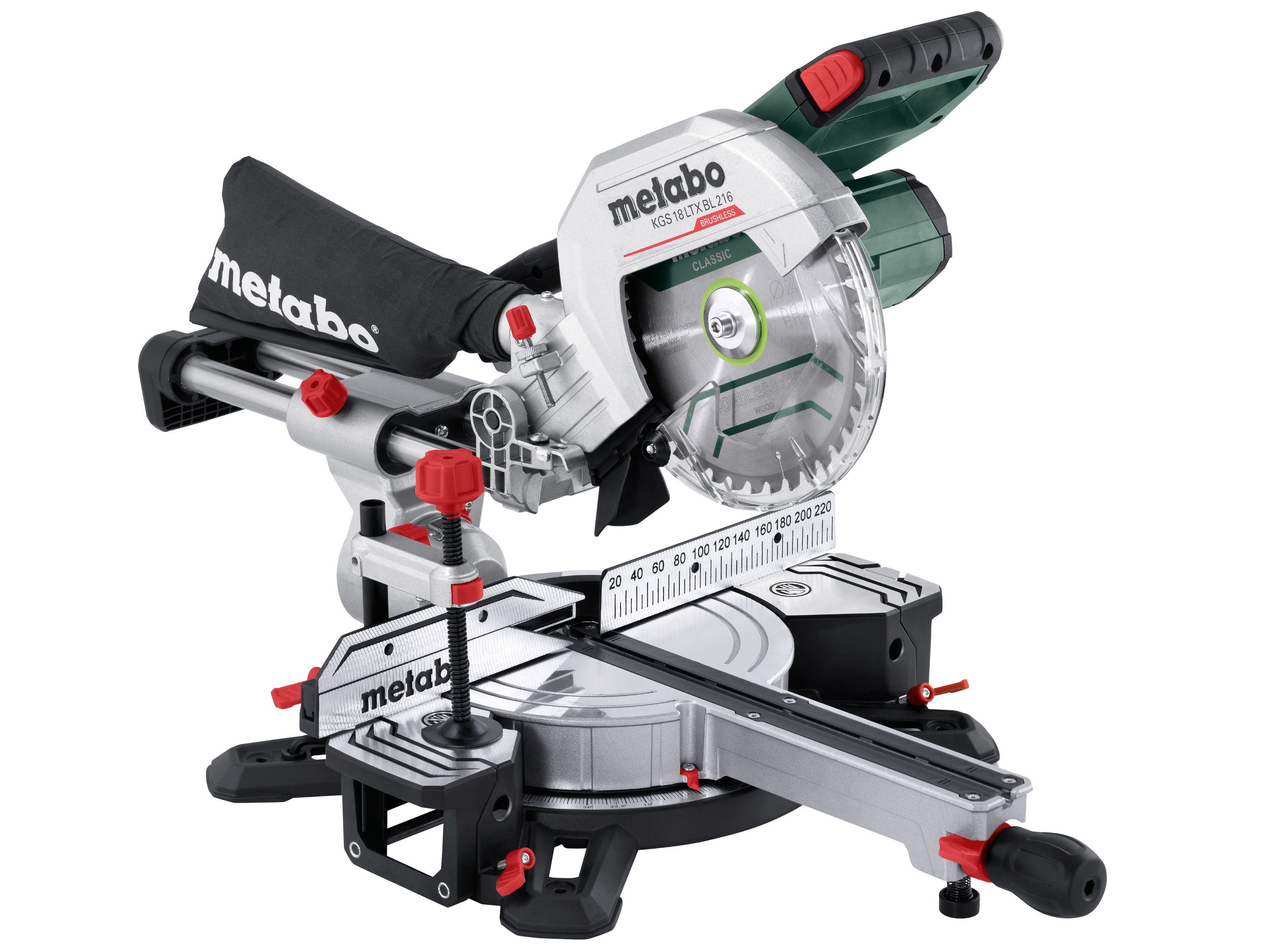 Metabo KGS 18 LTX BL 216 Akku-Kapps&auml;ge (18V, mit Zugfunktion) 614216850 