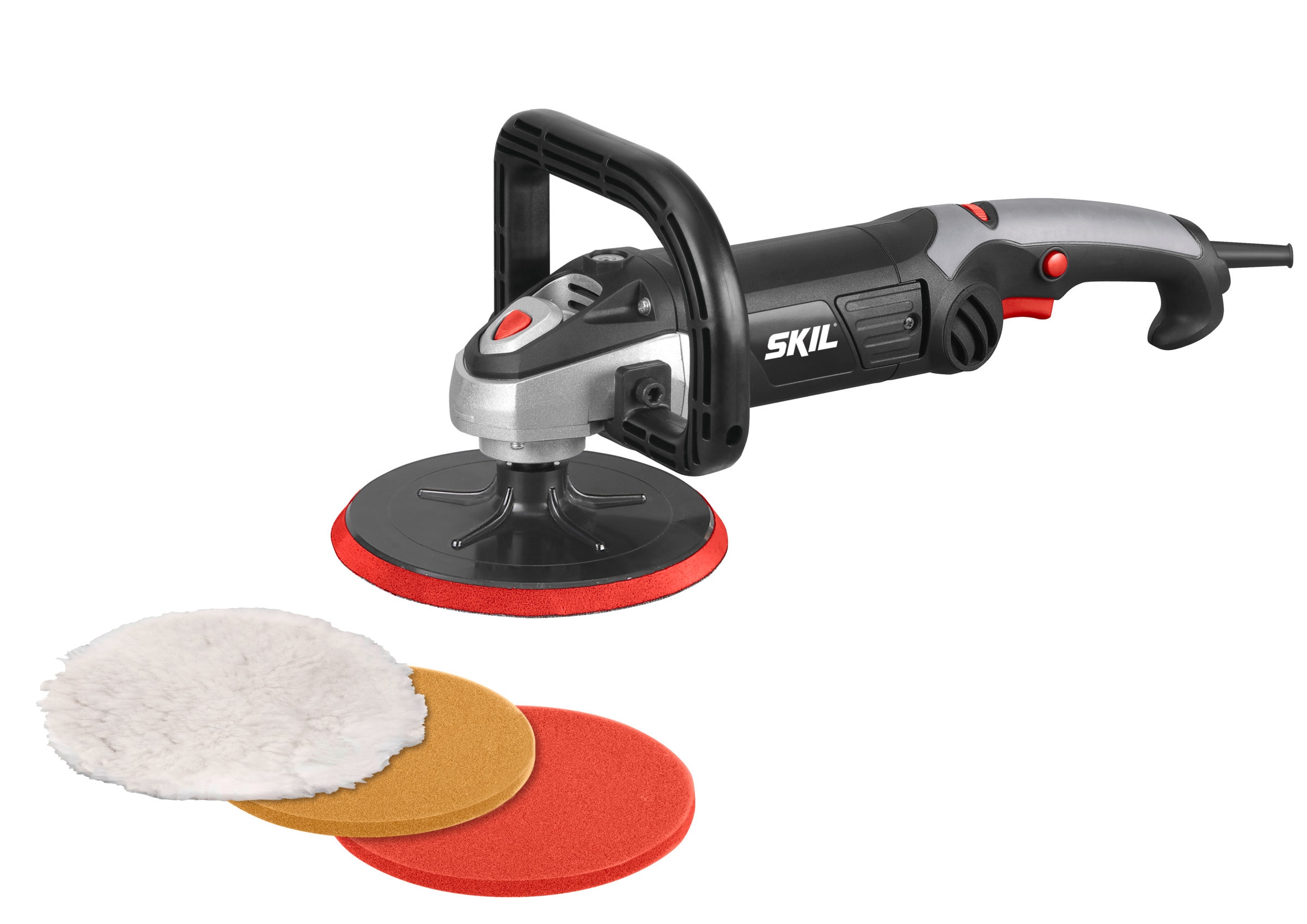 Skil Poliermaschine 1144 AA Polierer 1200 W, Polierger&auml;t Auto, Politur,180 mm 