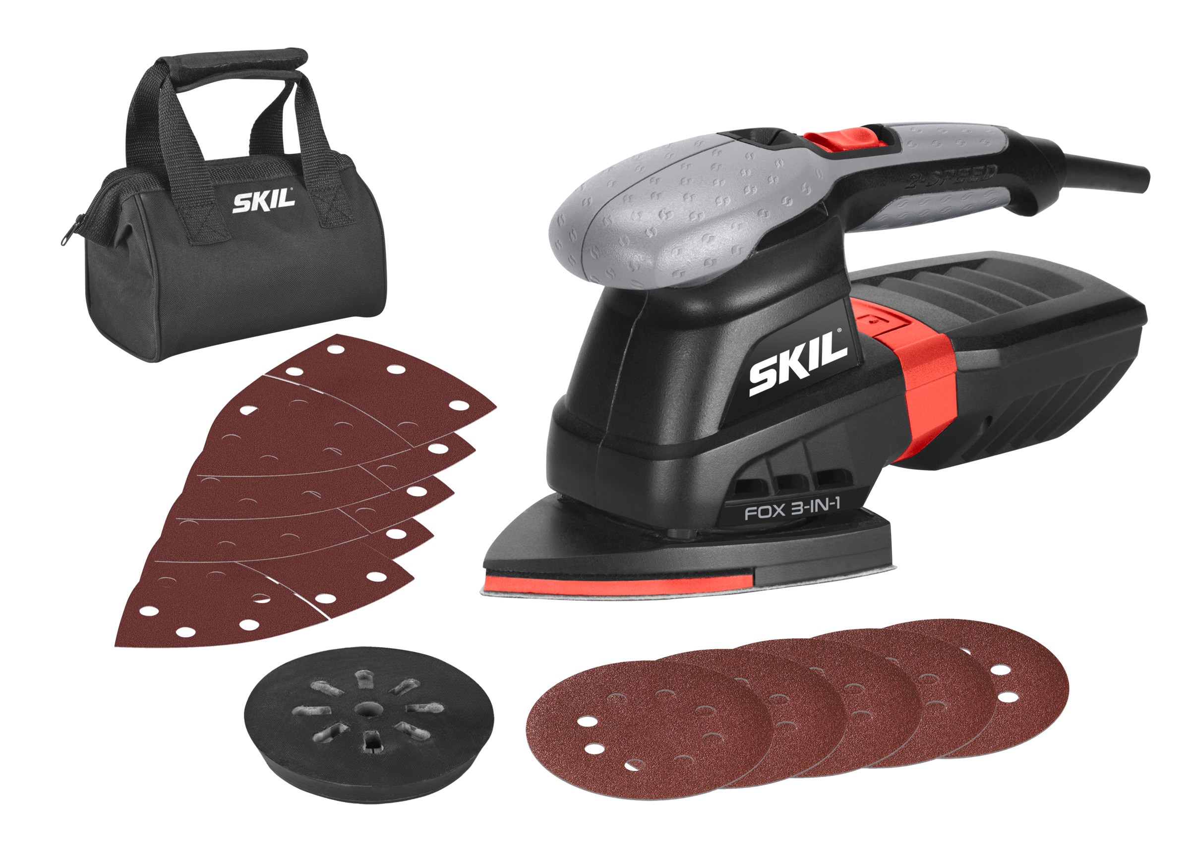 Skil Multischleifer 7220 AC, Schleifmaschine 250 W, Schleifscheiben-&Atilde;?&cedil; 125 mm 