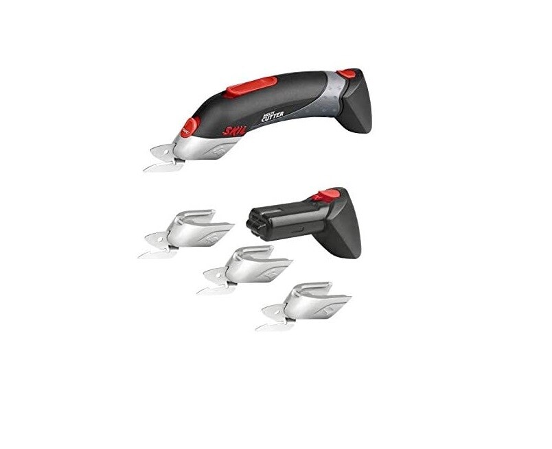 Skil Akku Schere Multi-Cutter 2900 AJ + 4 Scherenk&auml;pfe 2 Akkus, Schneidwerkzeug 