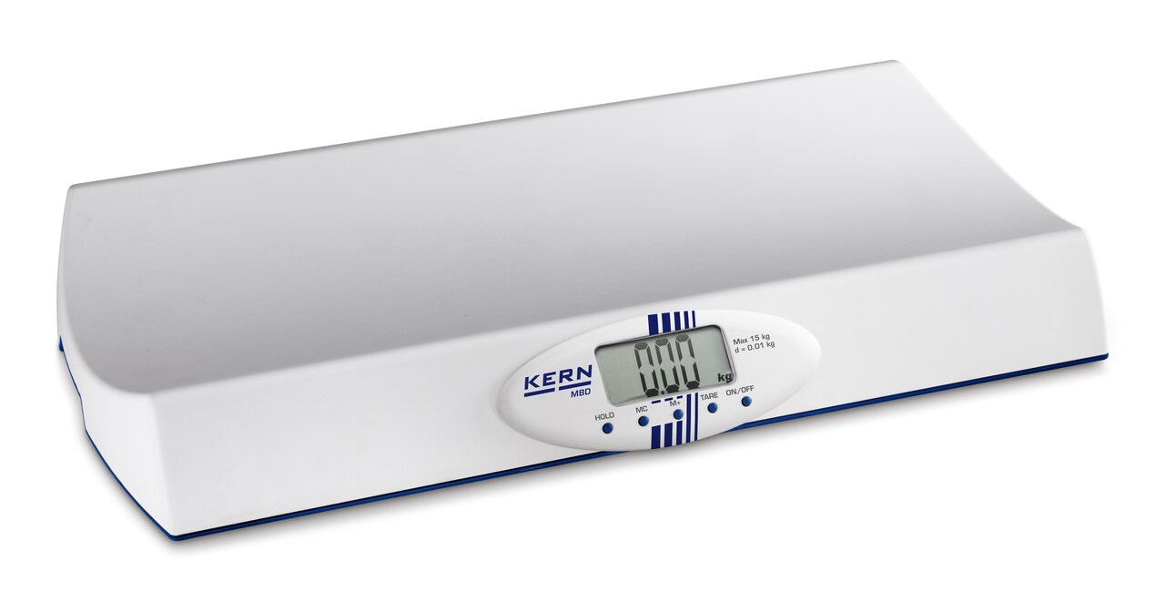KERN Babywaage MBD 20K-2S05 (Waage bis max. 15 kg, flache Bauweise)