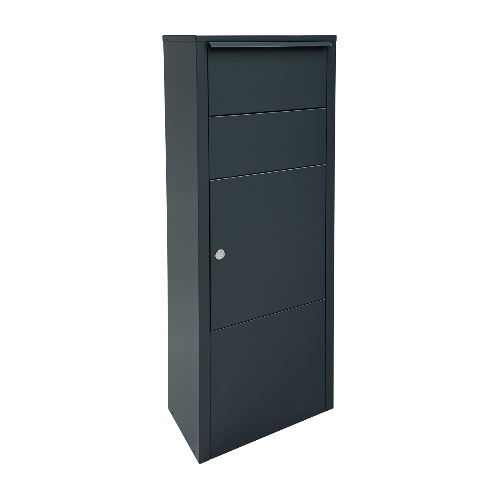 MEFA Paketbriefkasten Hazel 477 grau, Briefkasten groß, 1043x385x230 mm 477550M