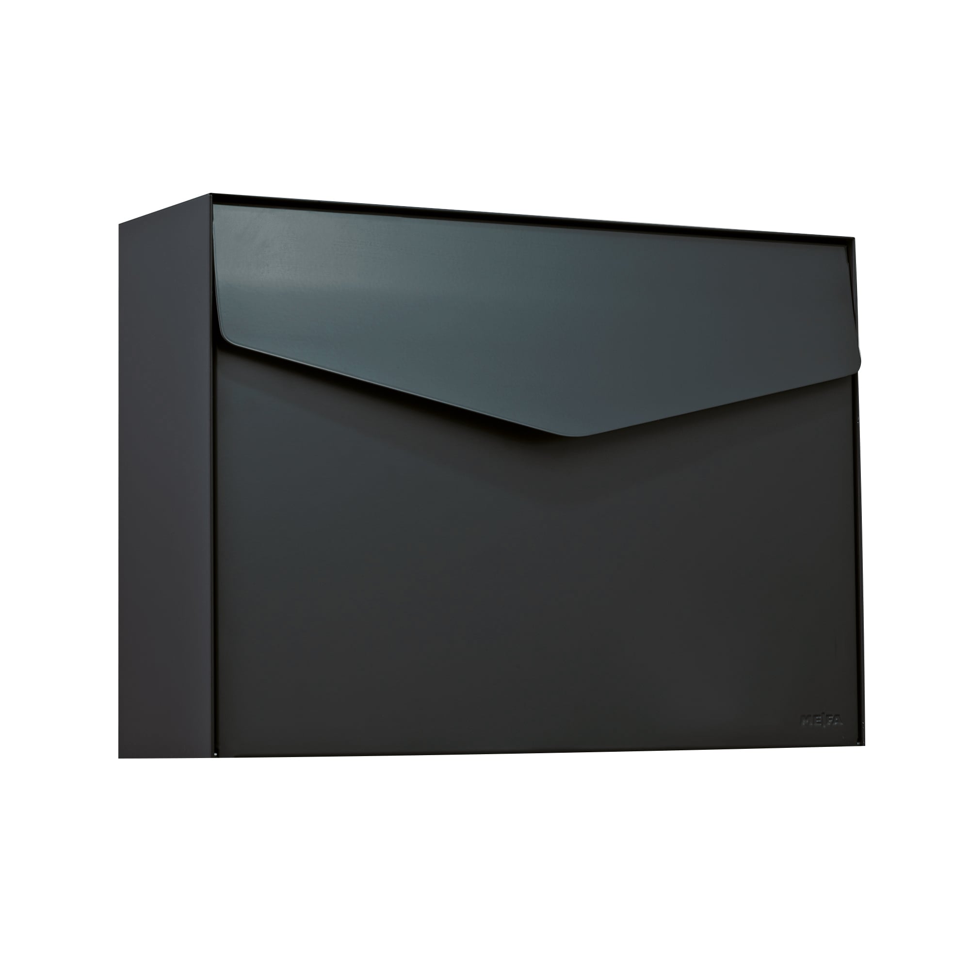MEFA Briefkasten Letter 112 anthrazit Postkasten mit Sicherheitsschloss Briefbox 