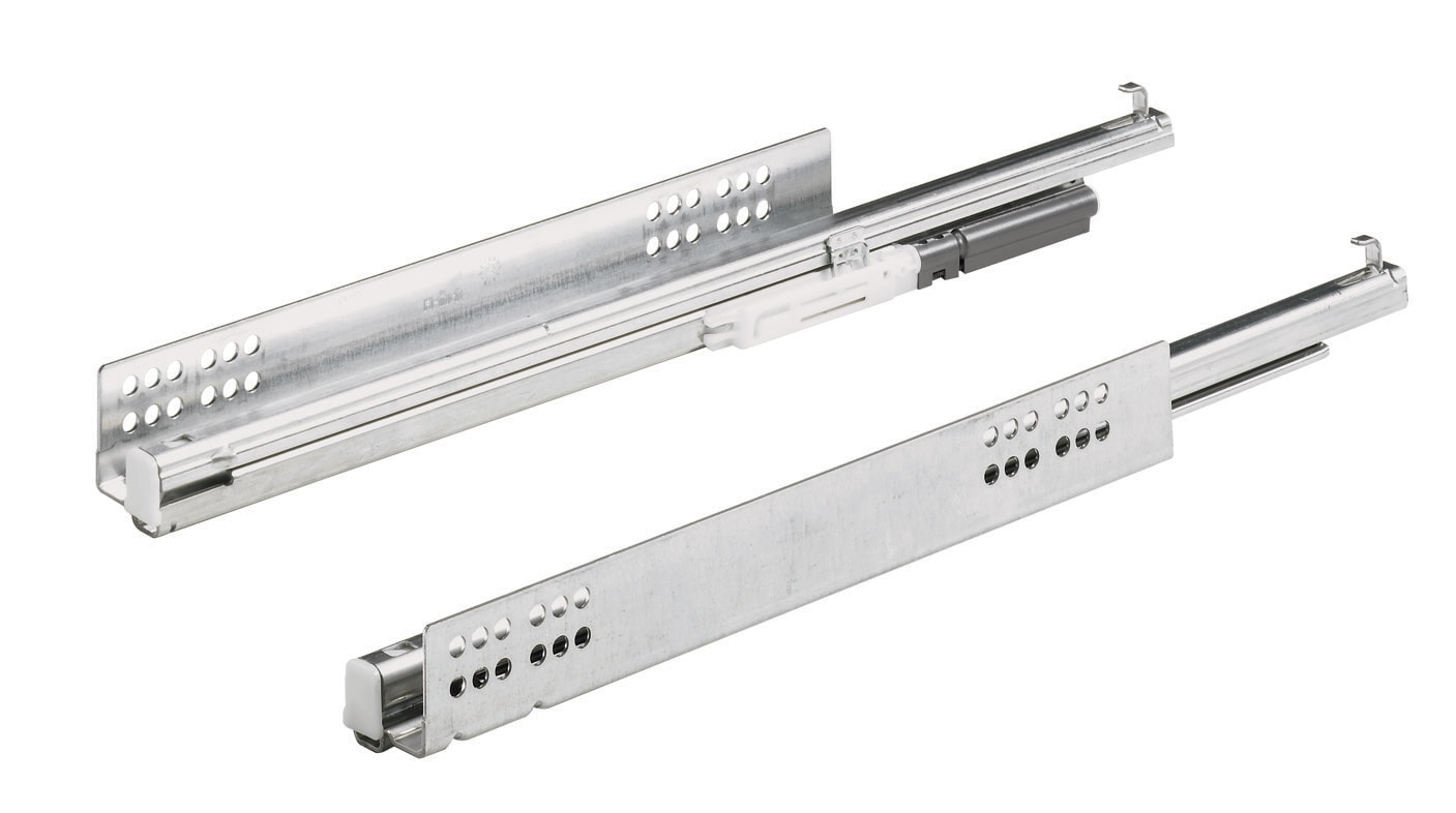 Hettich Vollauszugsystem Quadro V6 / 450 Silent System, Traglast 30 kg, 1 Paar 