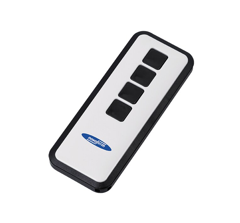 Garagentor Handsender Mini-Novotron 524, 4 Kanal Sender, Schwarz / Weiß