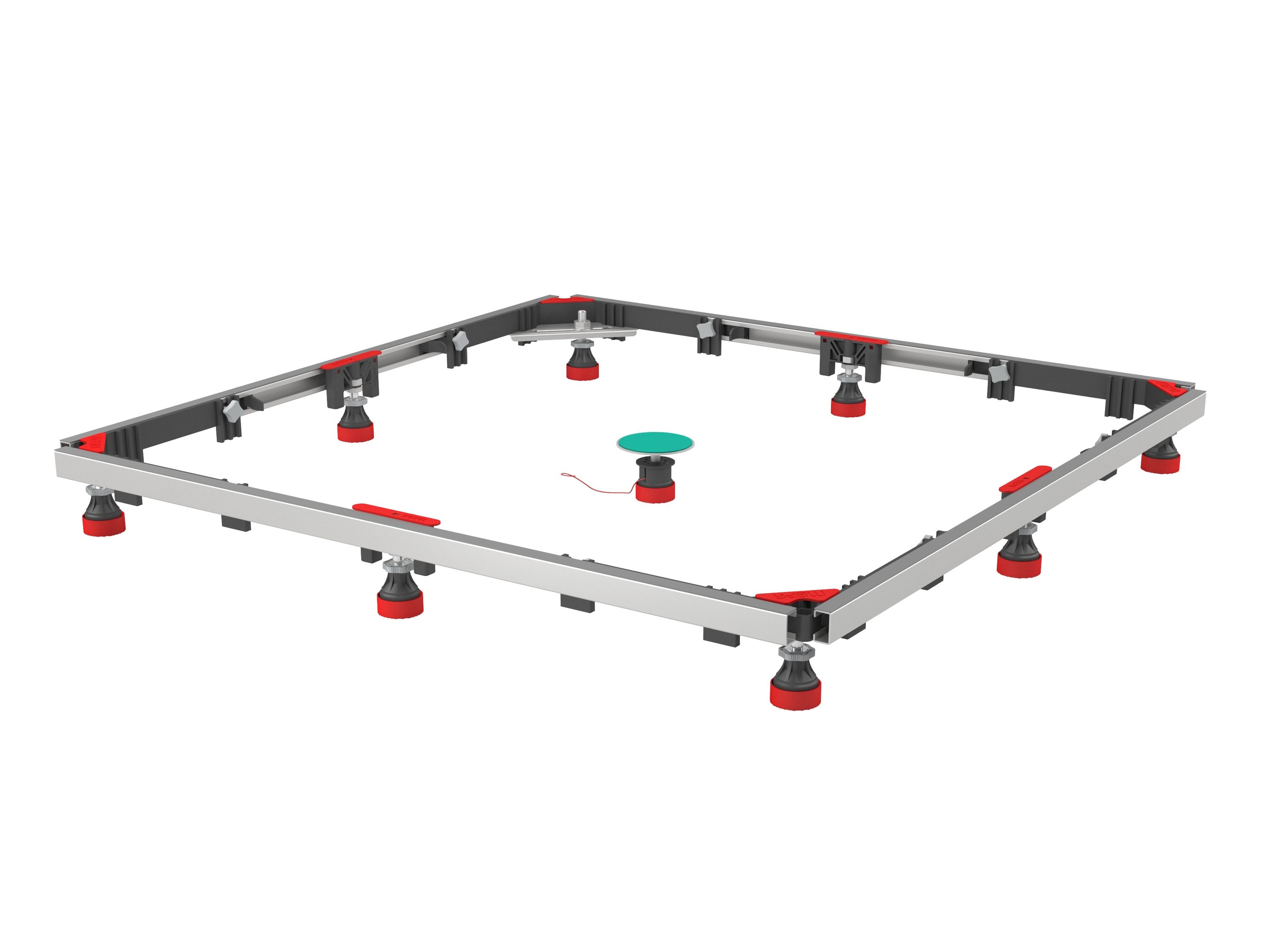 MEPA Montagerahmen (Einbaurahmen) SF Rechteck, Universal f&uuml;r Duschwannen 