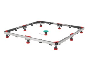 MEPA Montagerahmen (Einbaurahmen) SF Rechteck, Universal für Duschwannen 